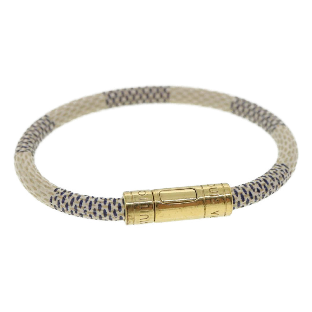 LOUIS VUITTON Damier Azur Bracelet keep it Bracelet M6138E LV am3307