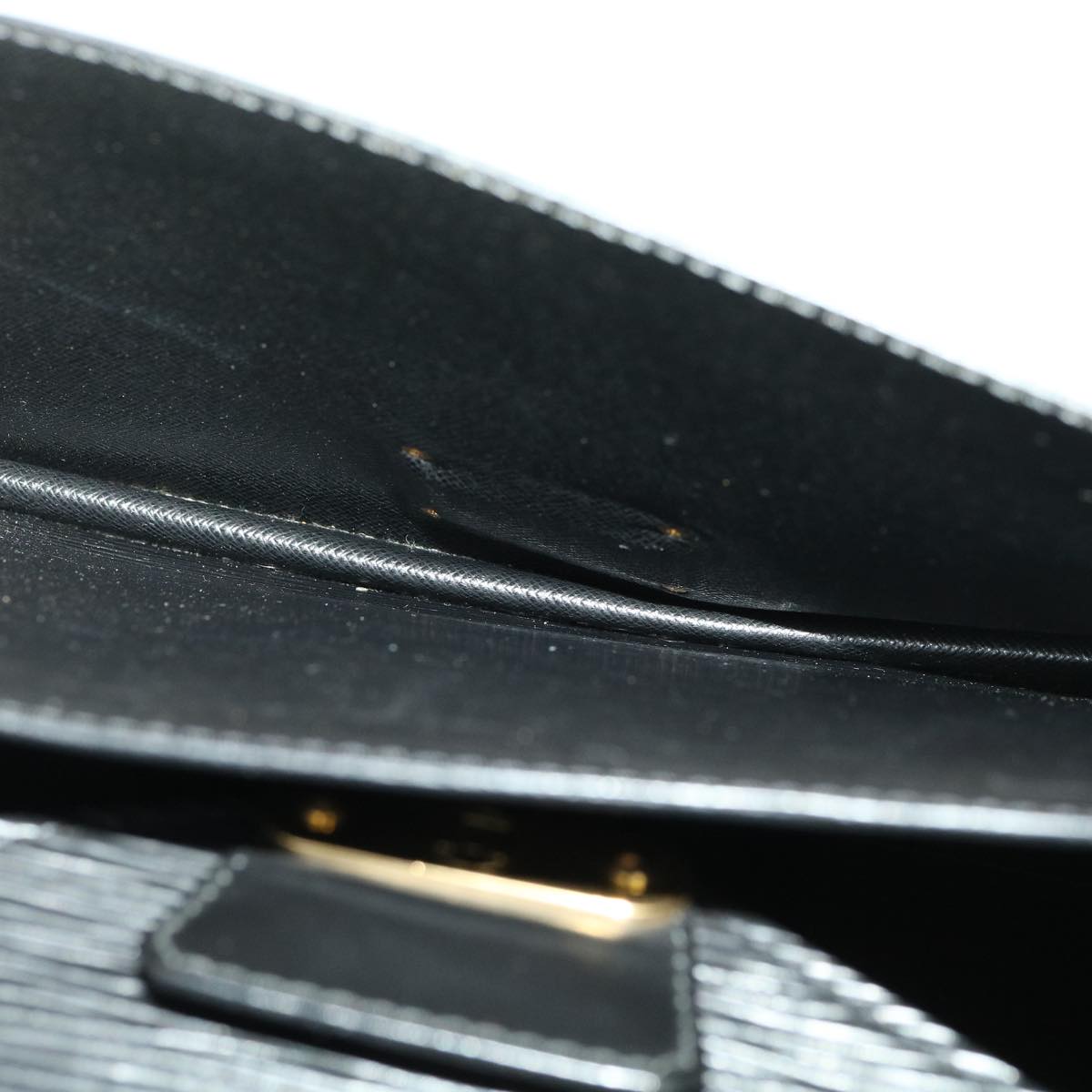 LOUIS VUITTON Epi Monceau Hand Bag Black M52122 LV am3415
