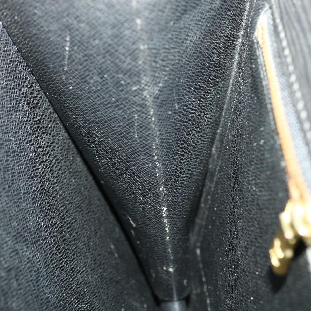 LOUIS VUITTON Epi Monceau Hand Bag Black M52122 LV am3415