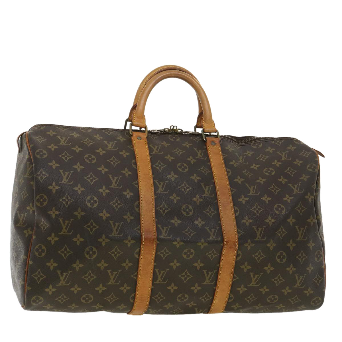 LOUIS VUITTON Monogram Keepall 50 Boston Bag M41426 LV am3431