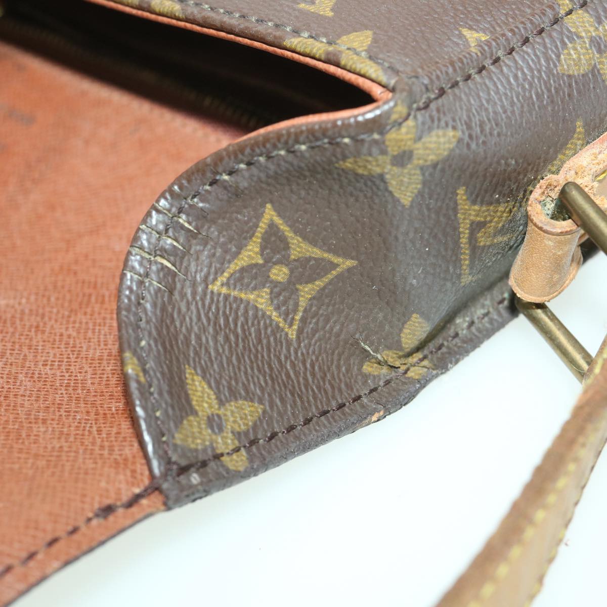 LOUIS VUITTON Monogram Saint Cloud GM Shoulder Bag M51242 LV am3488