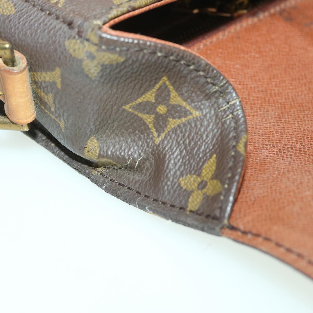LOUIS VUITTON Monogram Saint Cloud GM Shoulder Bag M51242 LV am3488