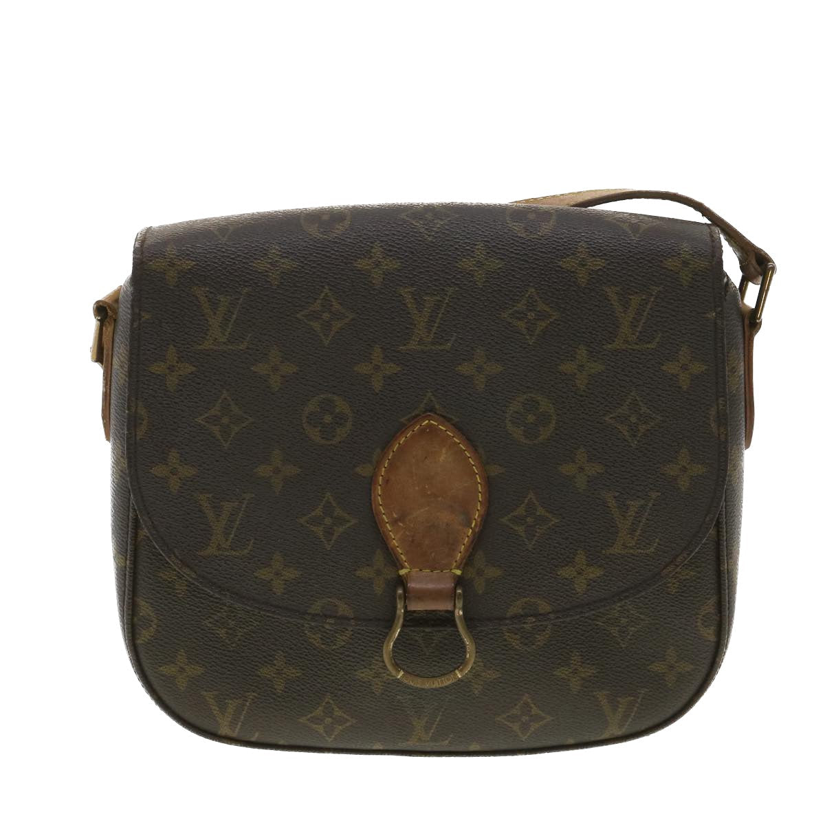 LOUIS VUITTON Monogram Saint Cloud GM Shoulder Bag M51242 LV am3488
