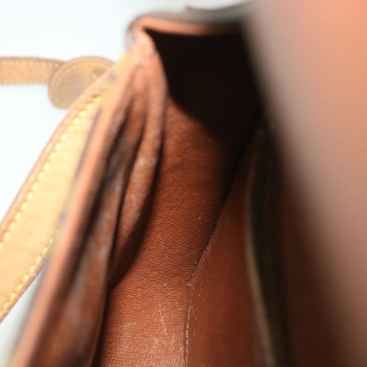 LOUIS VUITTON Monogram Saint Cloud GM Shoulder Bag M51242 LV am3488