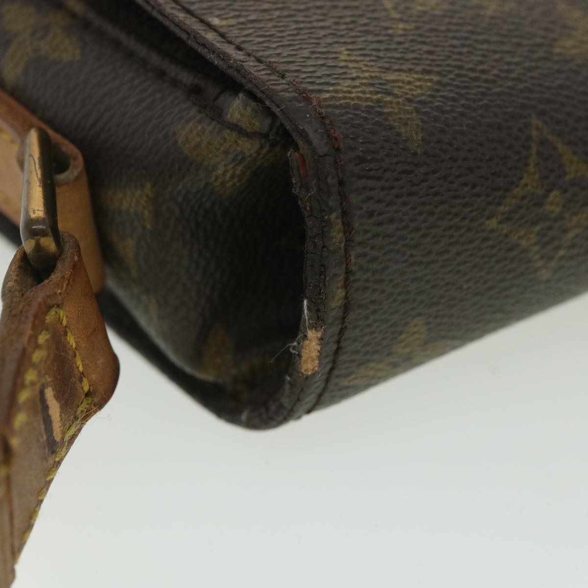 LOUIS VUITTON Monogram Saint Cloud GM Shoulder Bag M51242 LV am3488