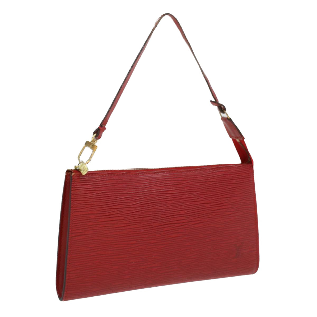 LOUIS VUITTON Epi Pochette Accessoires Pouch Red Rouge M52987 LV am3564