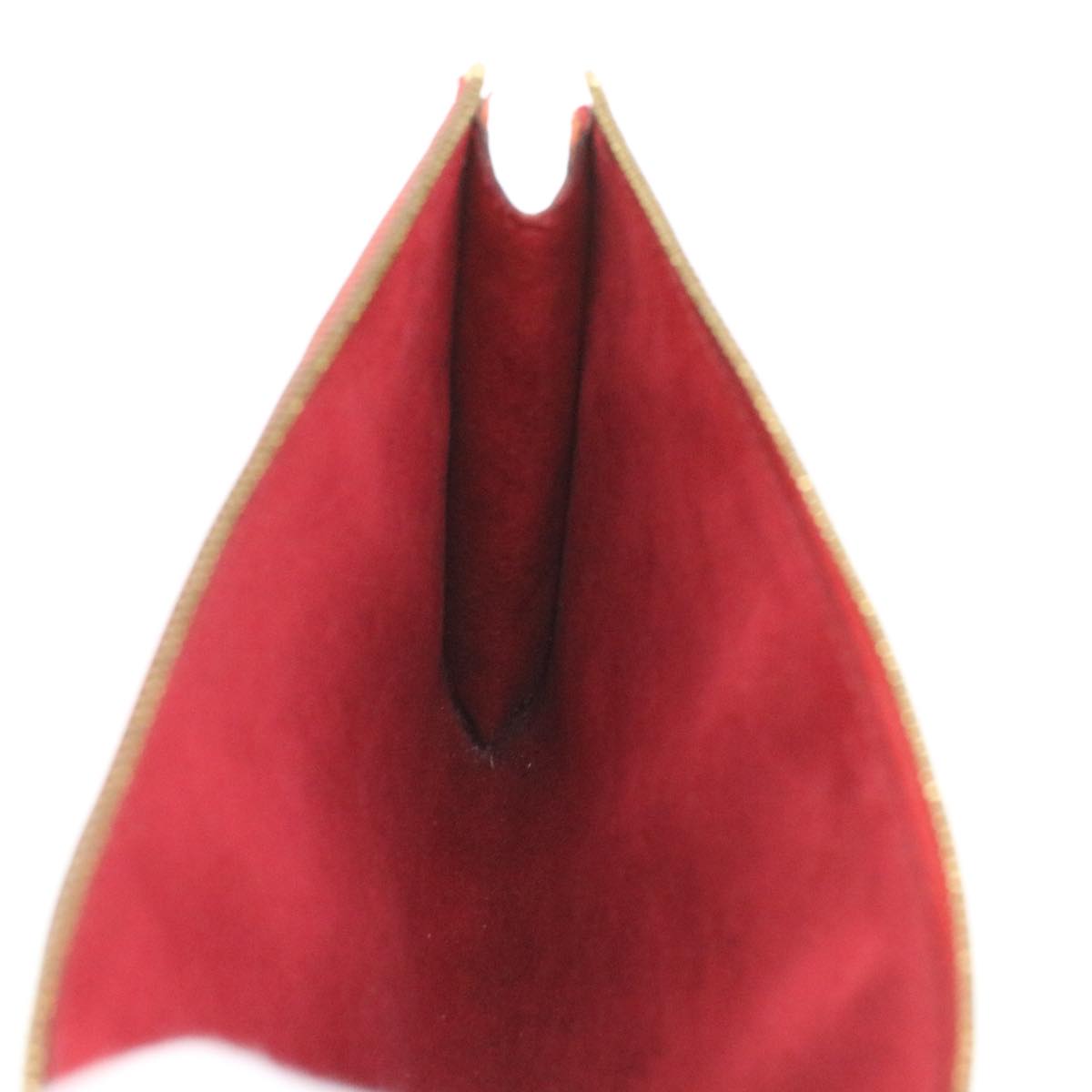 LOUIS VUITTON Epi Pochette Accessoires Pouch Red Rouge M52987 LV am3564