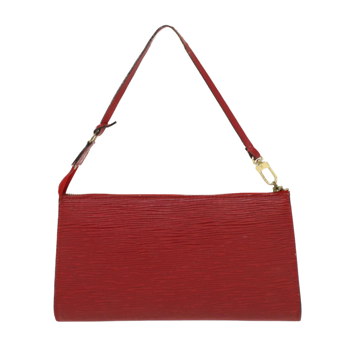 LOUIS VUITTON Epi Pochette Accessoires Pouch Red Rouge M52987 LV am3564