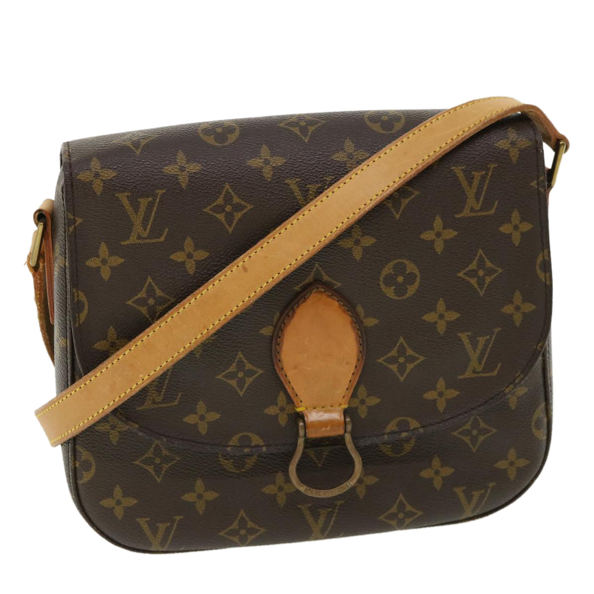 LOUIS VUITTON Monogram Saint Cloud GM Shoulder Bag M51242 LV am3613