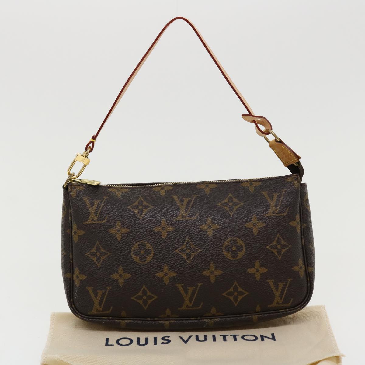LOUIS VUITTON Monogram Pochette Accessoires Pouch M51980 LV am3641