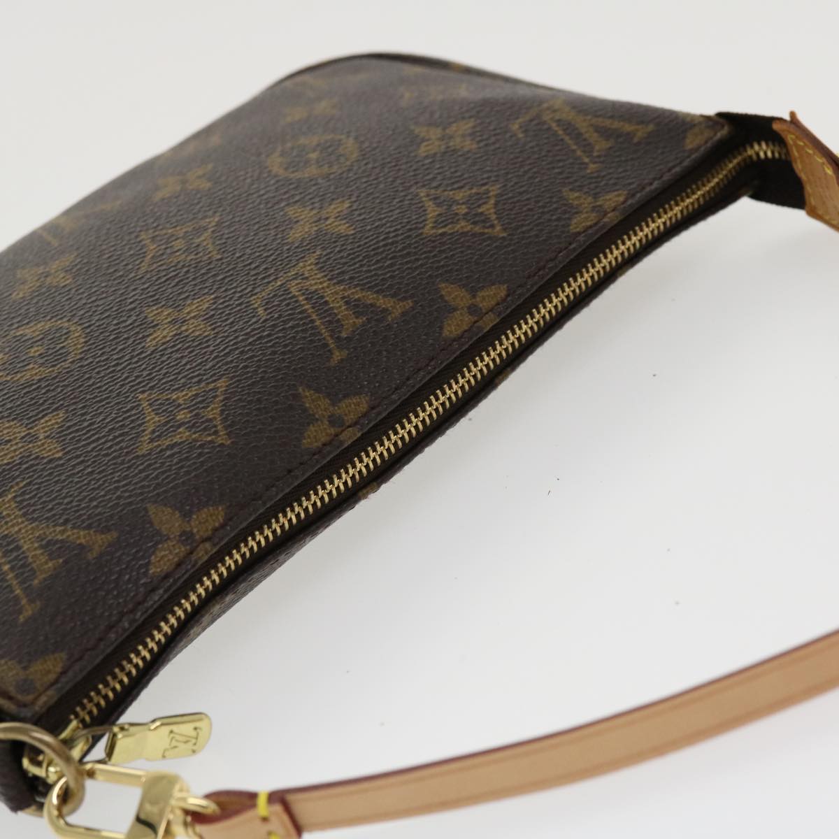 LOUIS VUITTON Monogram Pochette Accessoires Pouch M51980 LV am3641