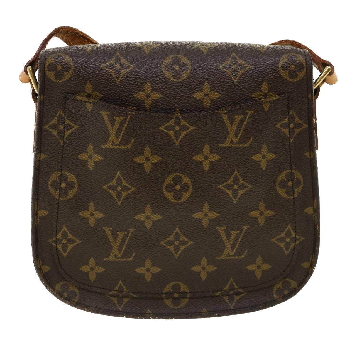 LOUIS VUITTON Monogram Saint Cloud MM Shoulder Bag M51243 LV am3660
