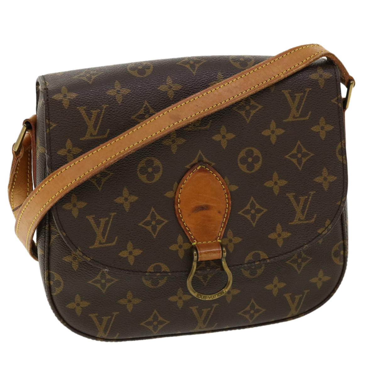 LOUIS VUITTON Monogram Saint Cloud GM Shoulder Bag M51242 LV am3664
