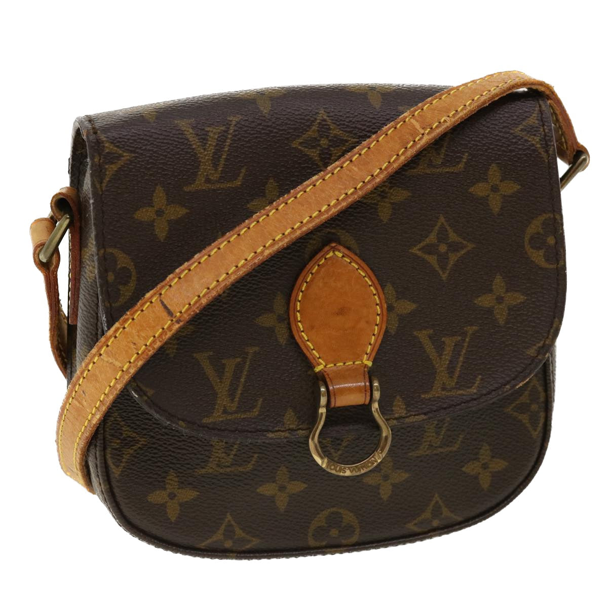 LOUIS VUITTON Monogram Saint Cloud PM Shoulder Bag M51244 LV am3665