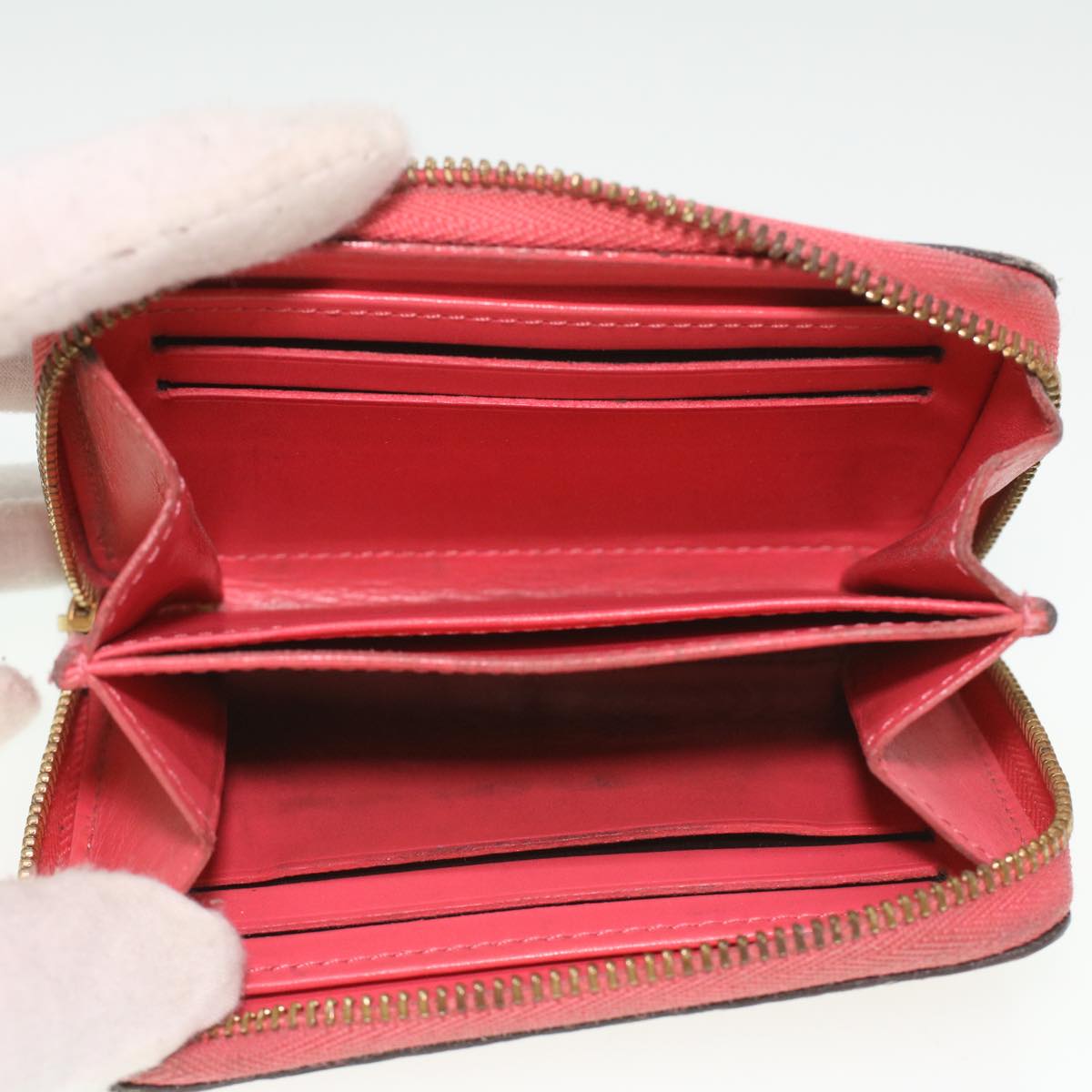 LOUIS VUITTON Monogram Monogram Vernis Wallet 5Set Pink LV am3676