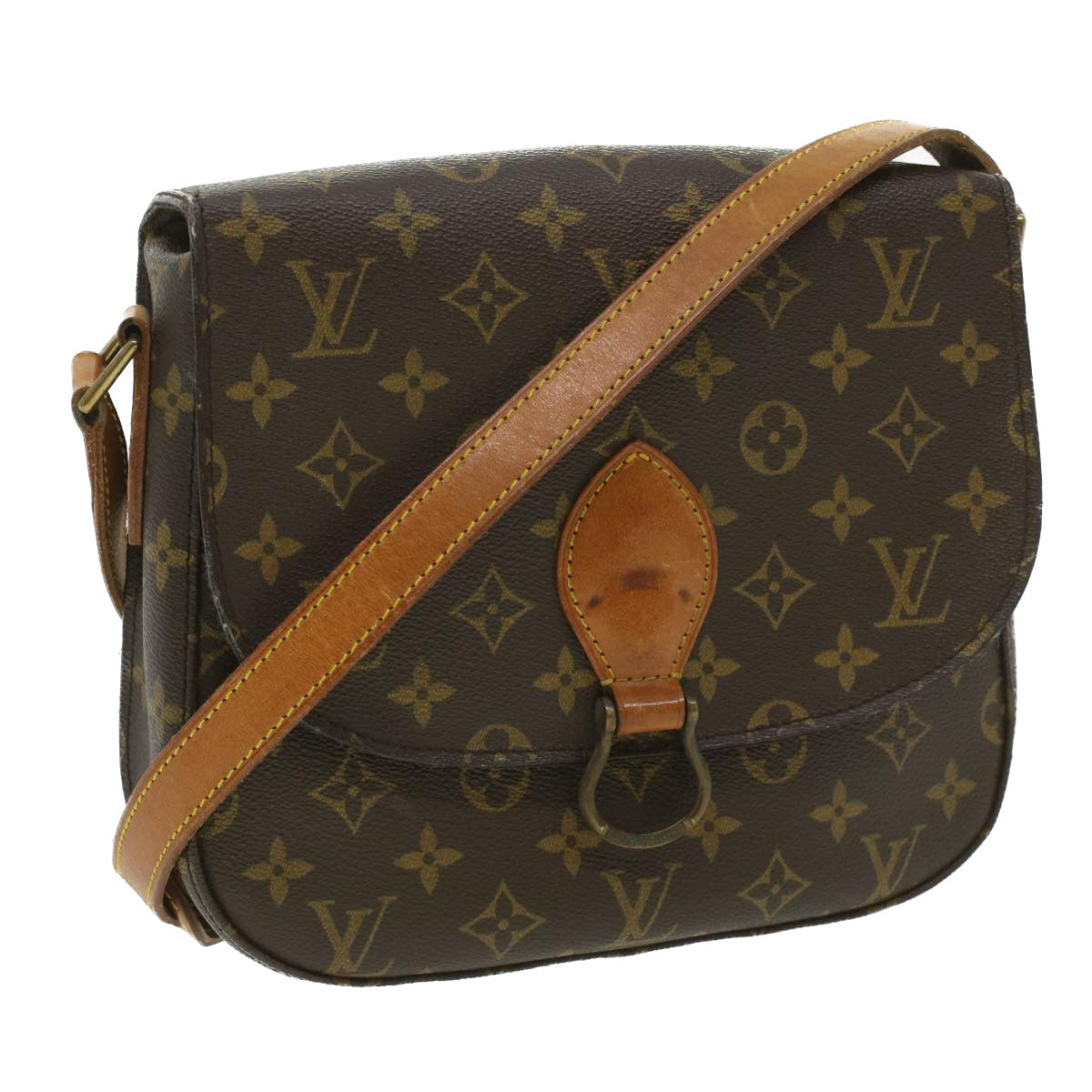LOUIS VUITTON Monogram Saint Cloud GM Shoulder Bag M51242 LV am3687