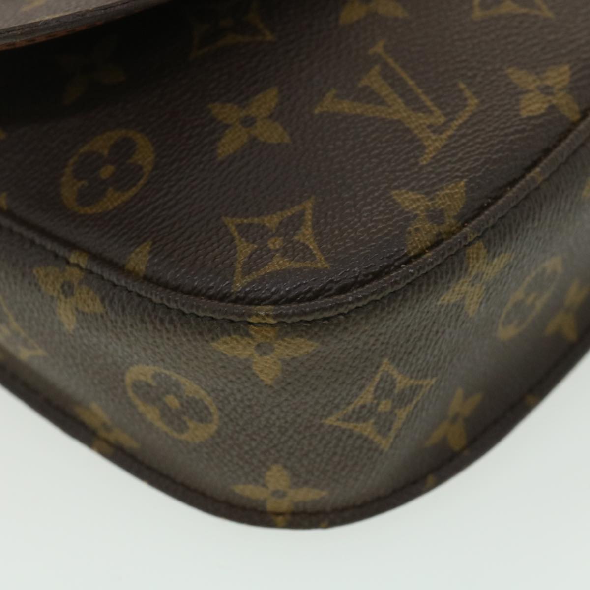 LOUIS VUITTON Monogram Saint Cloud MM Shoulder Bag M51243 LV am3753