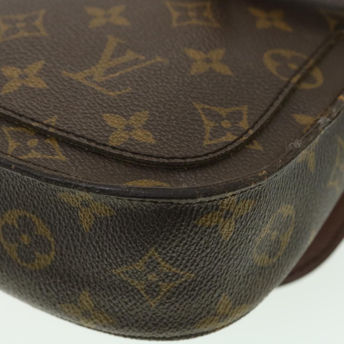LOUIS VUITTON Monogram Saint Cloud MM Shoulder Bag M51243 LV am3753