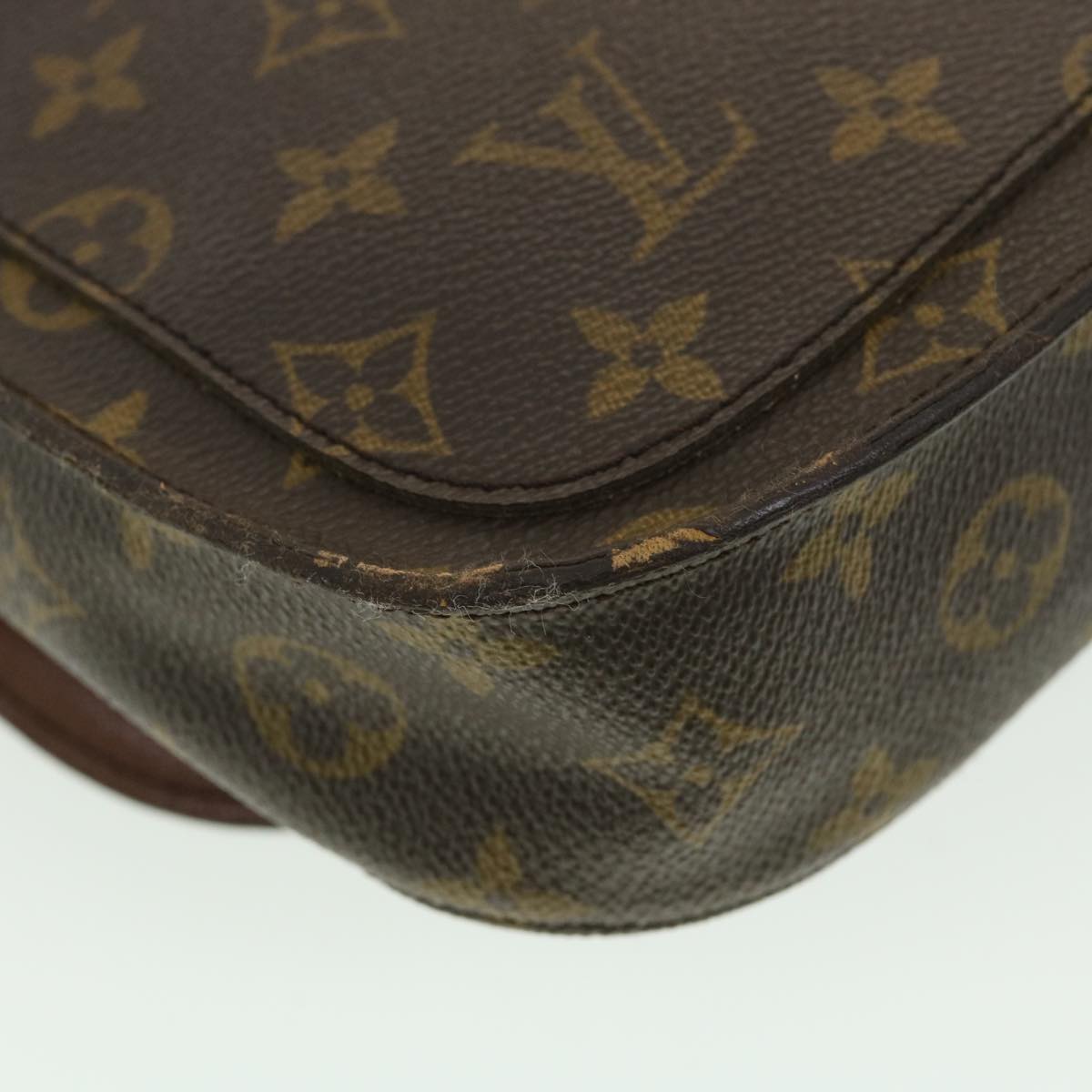 LOUIS VUITTON Monogram Saint Cloud MM Shoulder Bag M51243 LV am3753