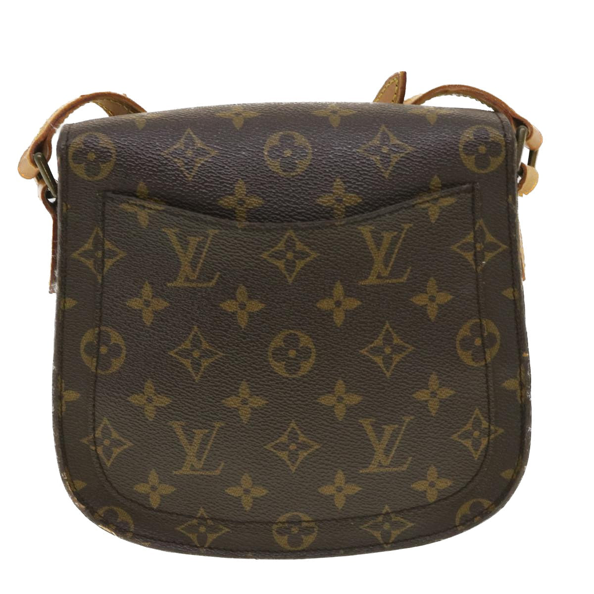 LOUIS VUITTON Monogram Saint Cloud MM Shoulder Bag M51243 LV am3753