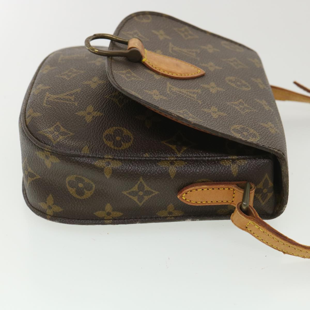 LOUIS VUITTON Monogram Saint Cloud MM Shoulder Bag M51243 LV am3753