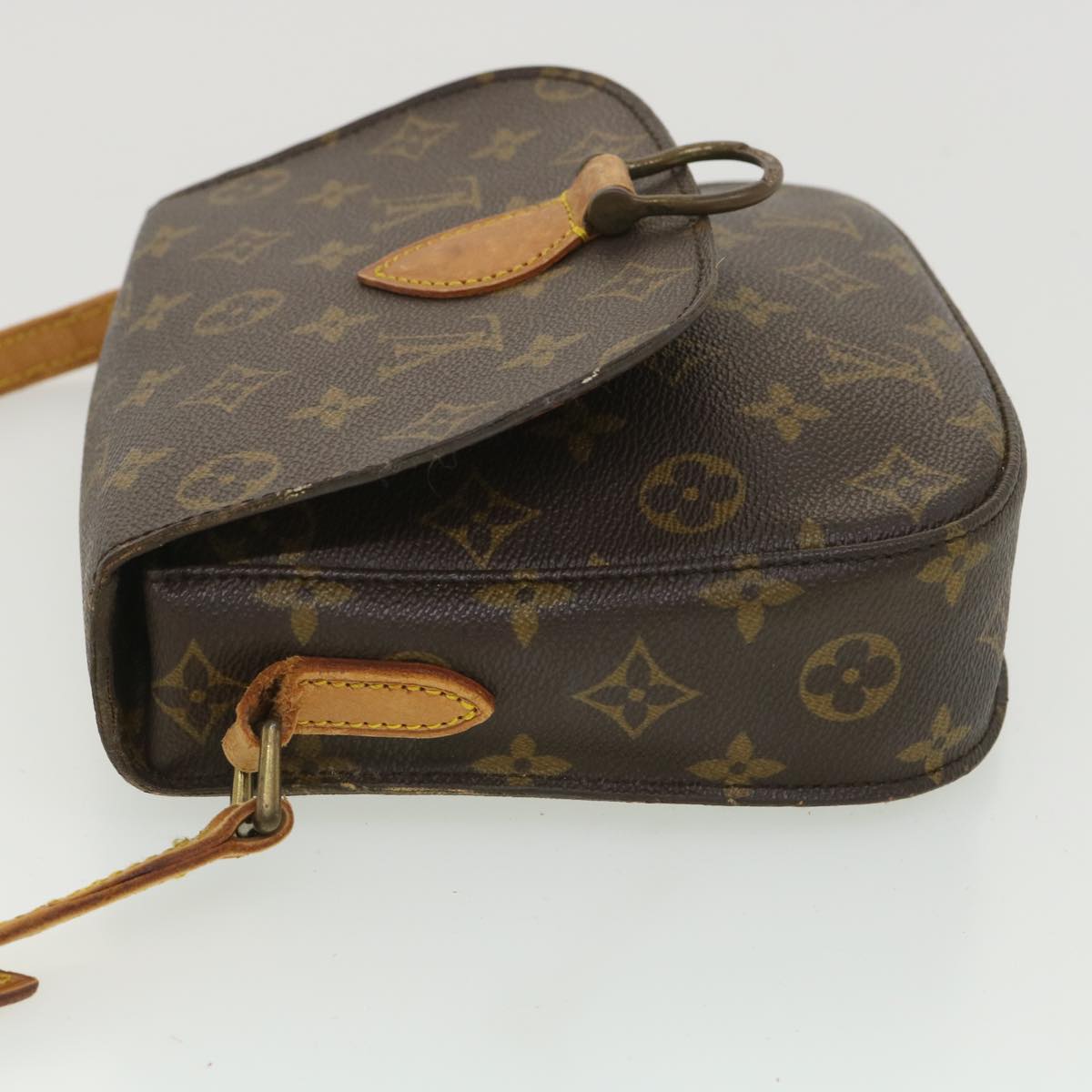 LOUIS VUITTON Monogram Saint Cloud MM Shoulder Bag M51243 LV am3753
