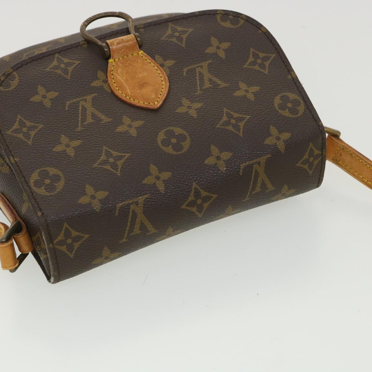 LOUIS VUITTON Monogram Saint Cloud MM Shoulder Bag M51243 LV am3753