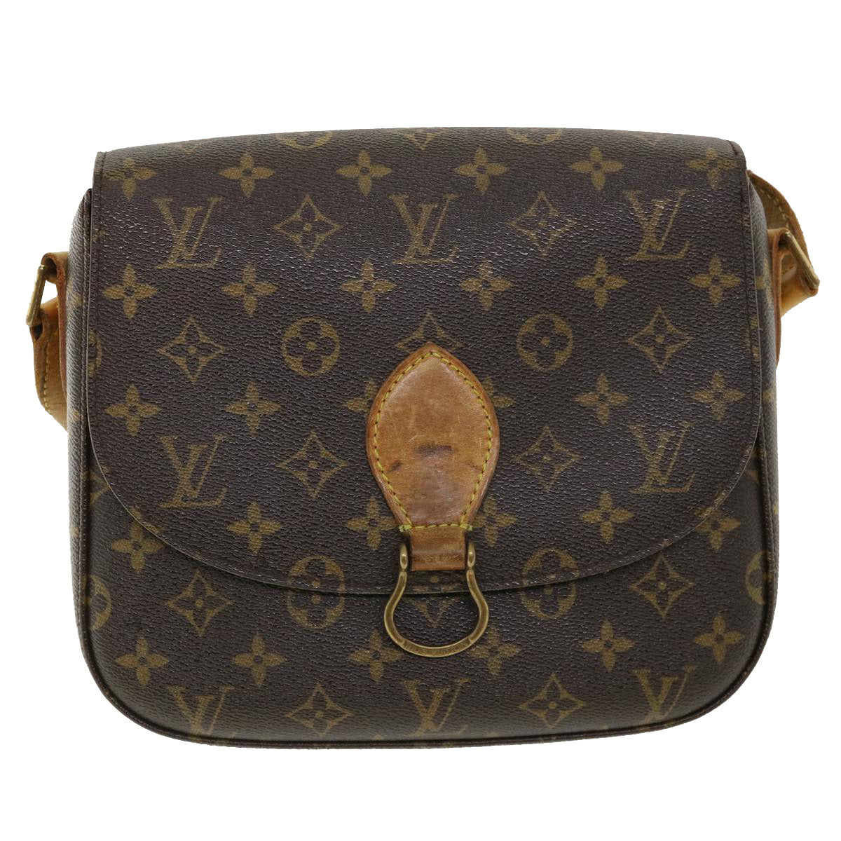 LOUIS VUITTON Monogram Saint Cloud GM Shoulder Bag M51242 LV am3784