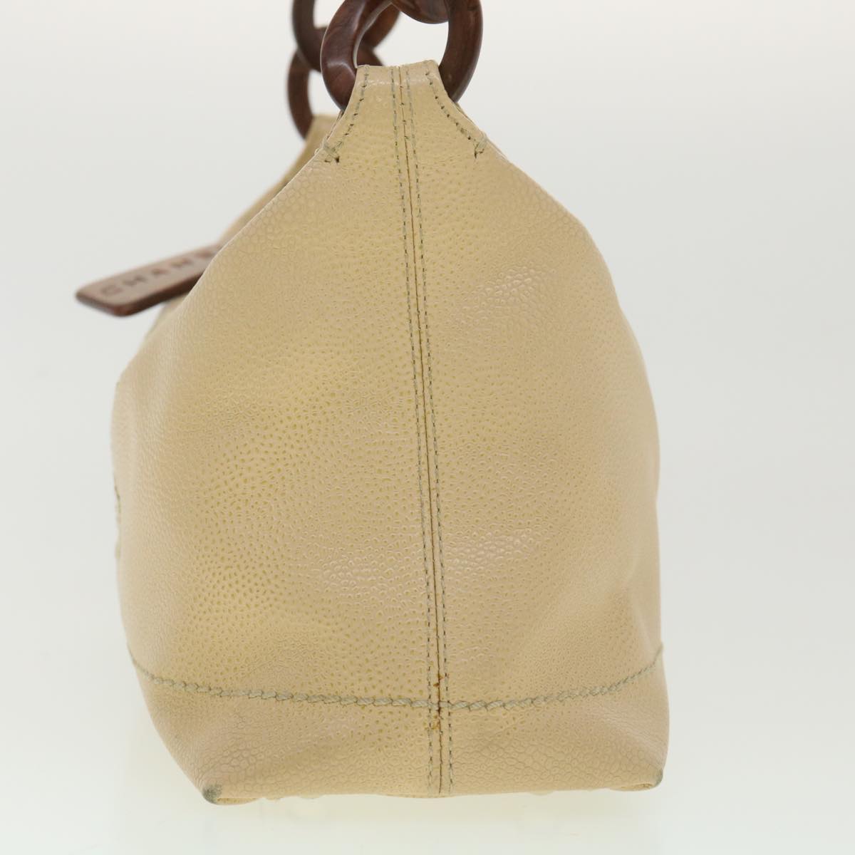 Luxury Chanel Shoulder Bag Caviar Skin Beige CC  am3924