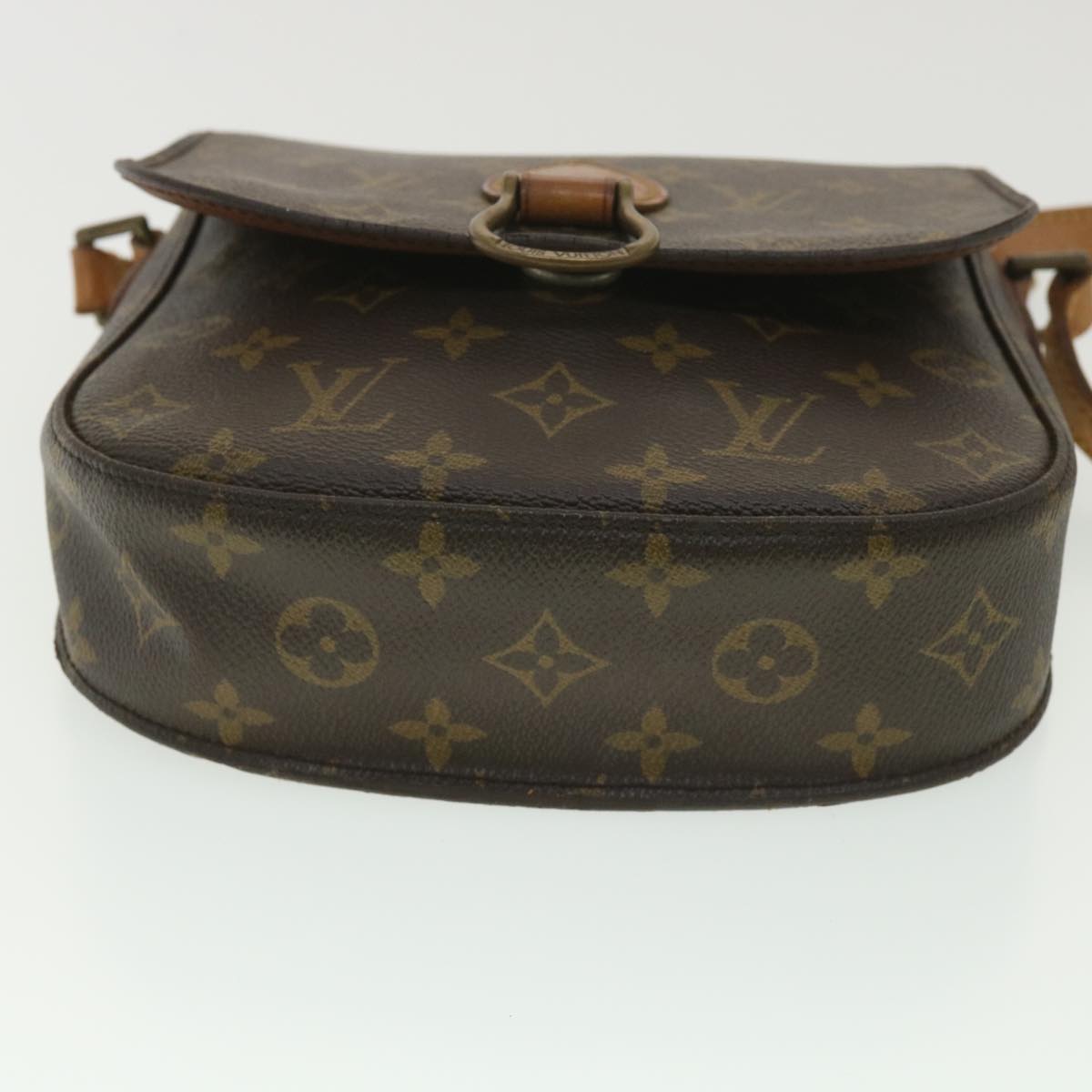 LOUIS VUITTON Monogram Saint Cloud MM Shoulder Bag M51243 LV am3927