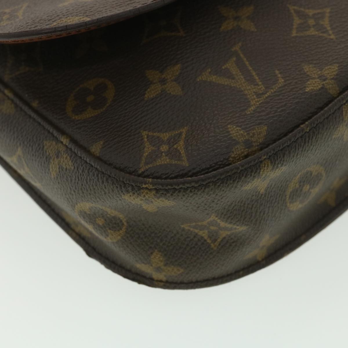 LOUIS VUITTON Monogram Saint Cloud MM Shoulder Bag M51243 LV am3927