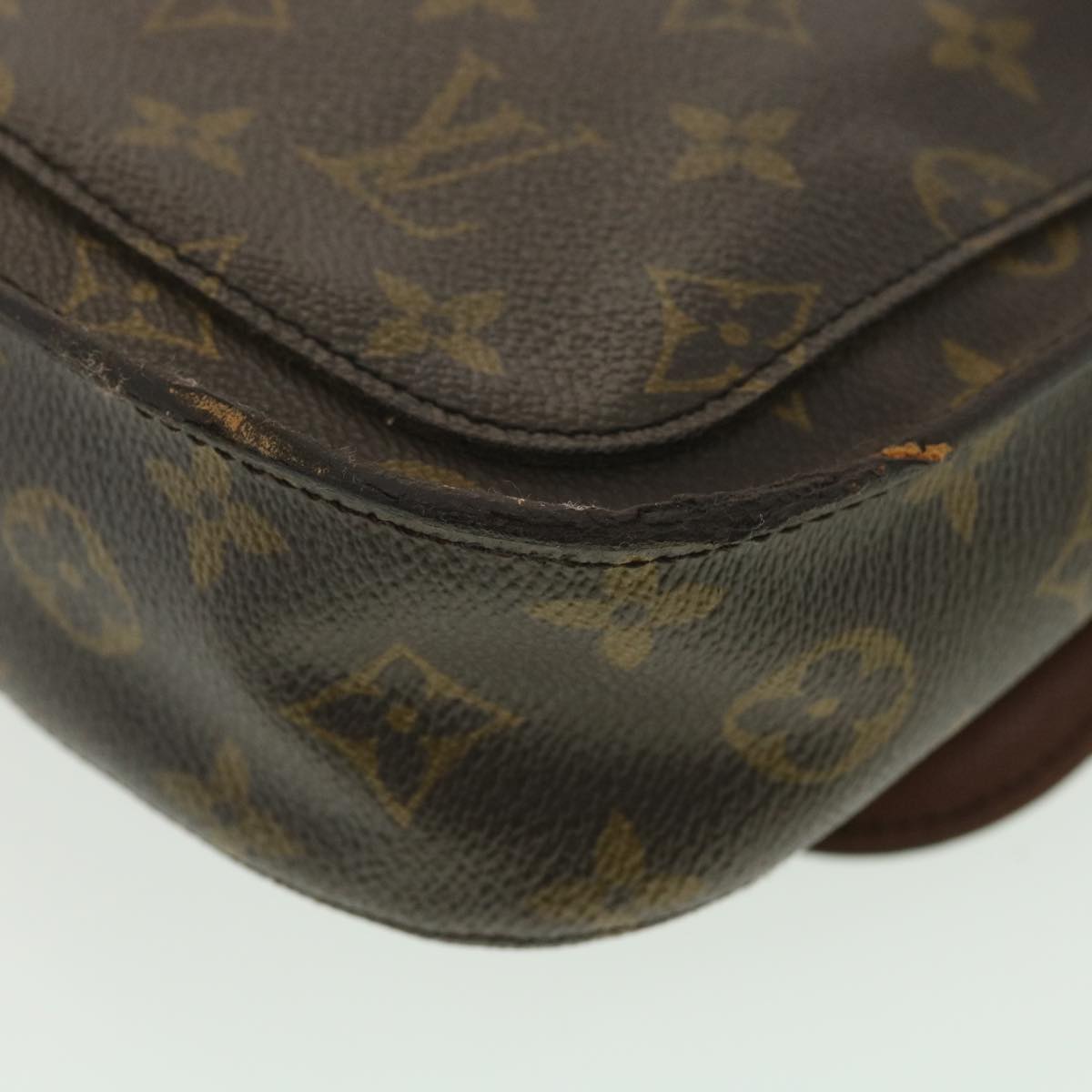 LOUIS VUITTON Monogram Saint Cloud MM Shoulder Bag M51243 LV am3927