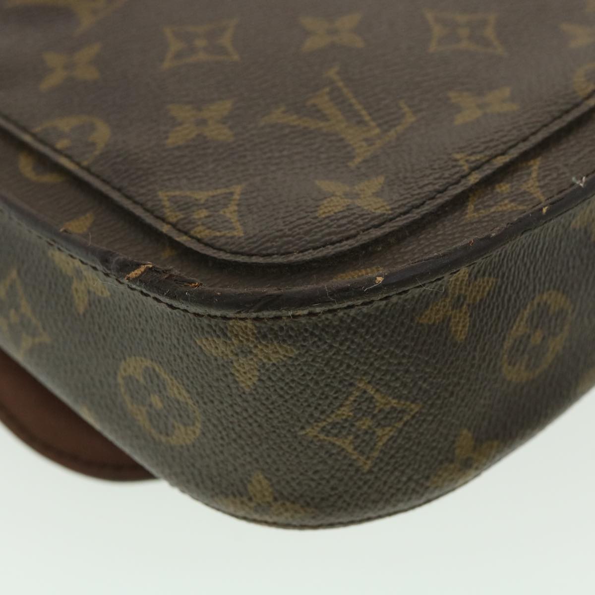 LOUIS VUITTON Monogram Saint Cloud MM Shoulder Bag M51243 LV am3927