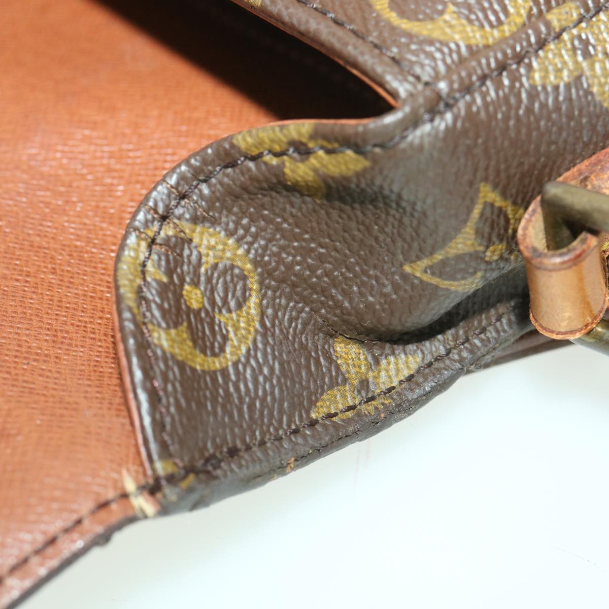 LOUIS VUITTON Monogram Saint Cloud MM Shoulder Bag M51243 LV am3927