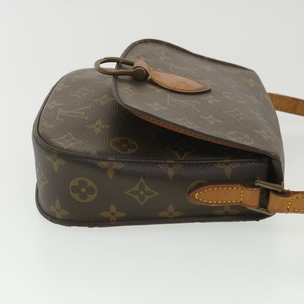 LOUIS VUITTON Monogram Saint Cloud MM Shoulder Bag M51243 LV am3927