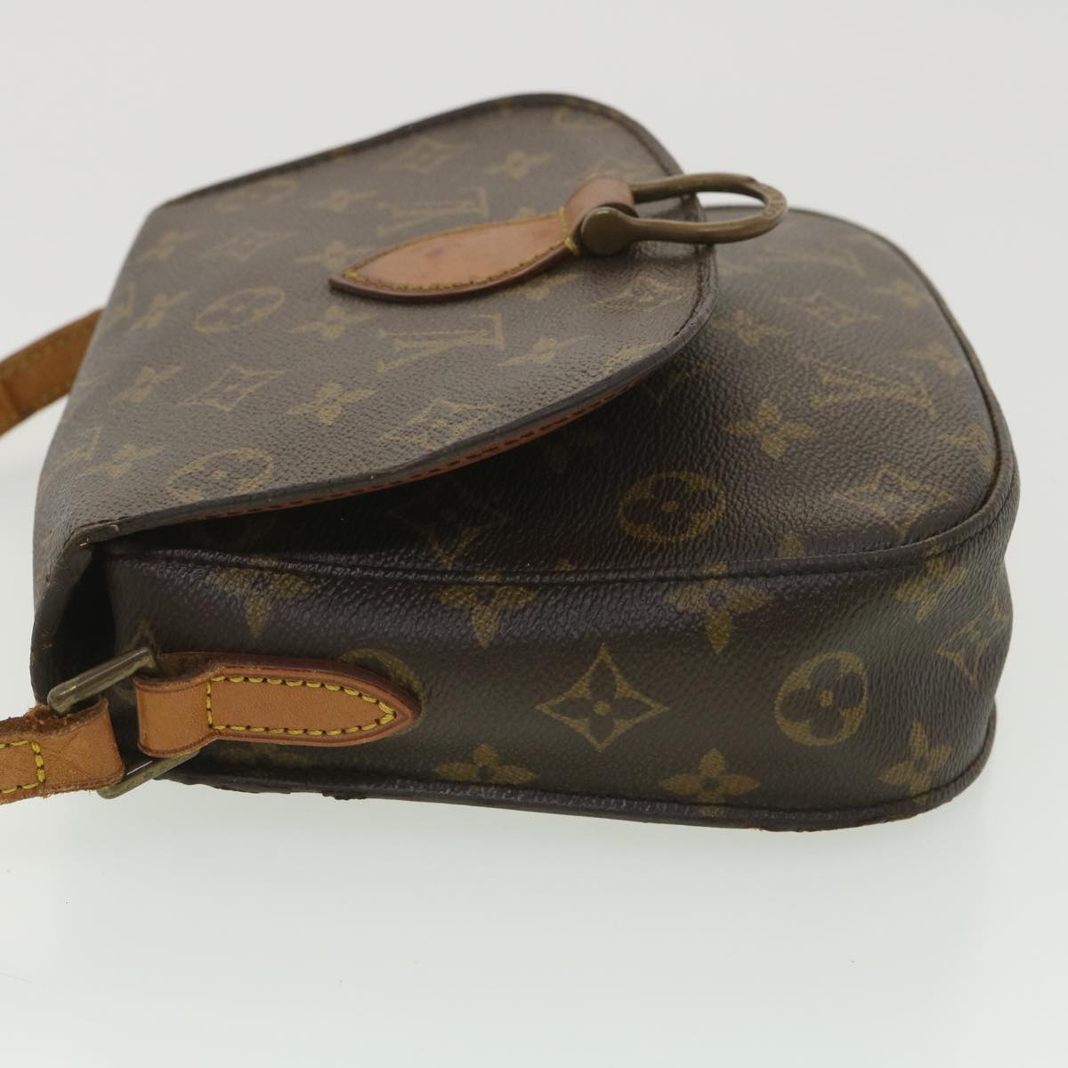 LOUIS VUITTON Monogram Saint Cloud MM Shoulder Bag M51243 LV am3927