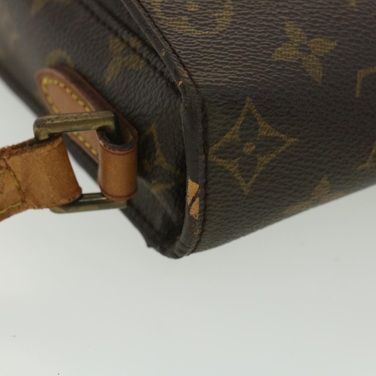 LOUIS VUITTON Monogram Saint Cloud MM Shoulder Bag M51243 LV am3927