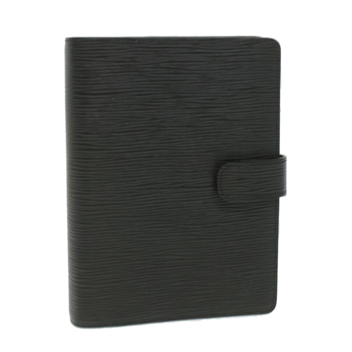 LOUIS VUITTON Epi Agenda MM Day Planner Cover Black R20202 LV am3944