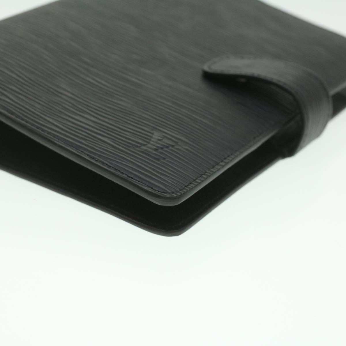 LOUIS VUITTON Epi Agenda MM Day Planner Cover Black R20202 LV am3944