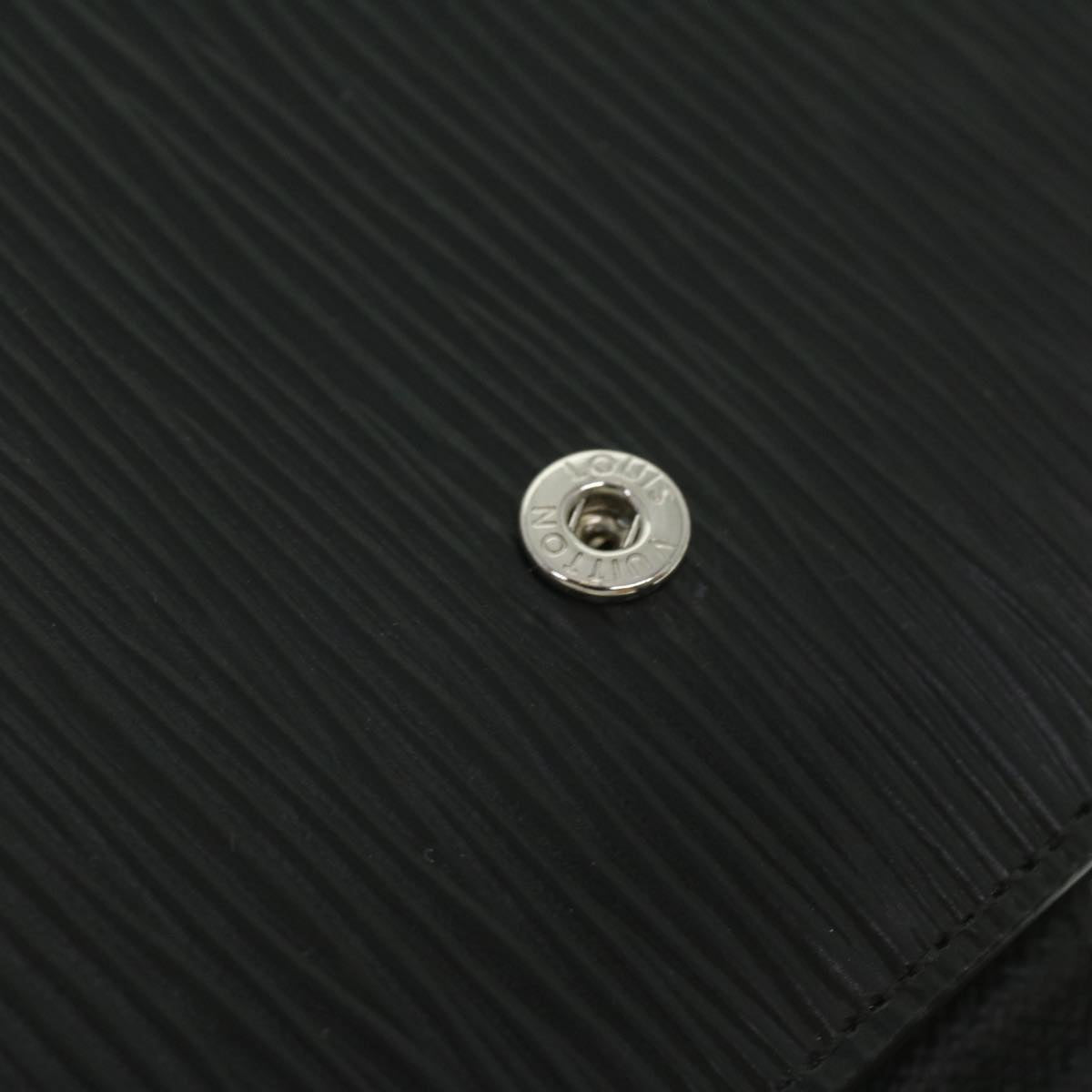 LOUIS VUITTON Epi Agenda MM Day Planner Cover Black R20202 LV am3944