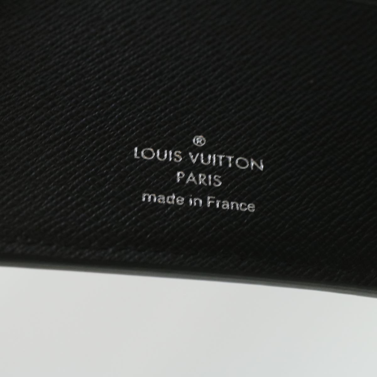 LOUIS VUITTON Epi Agenda MM Day Planner Cover Black R20202 LV am3944