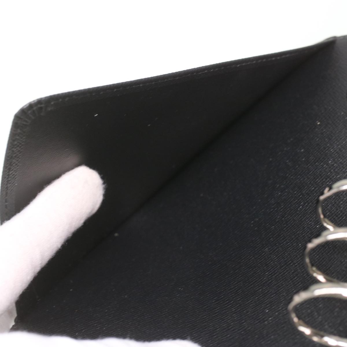 LOUIS VUITTON Epi Agenda MM Day Planner Cover Black R20202 LV am3944