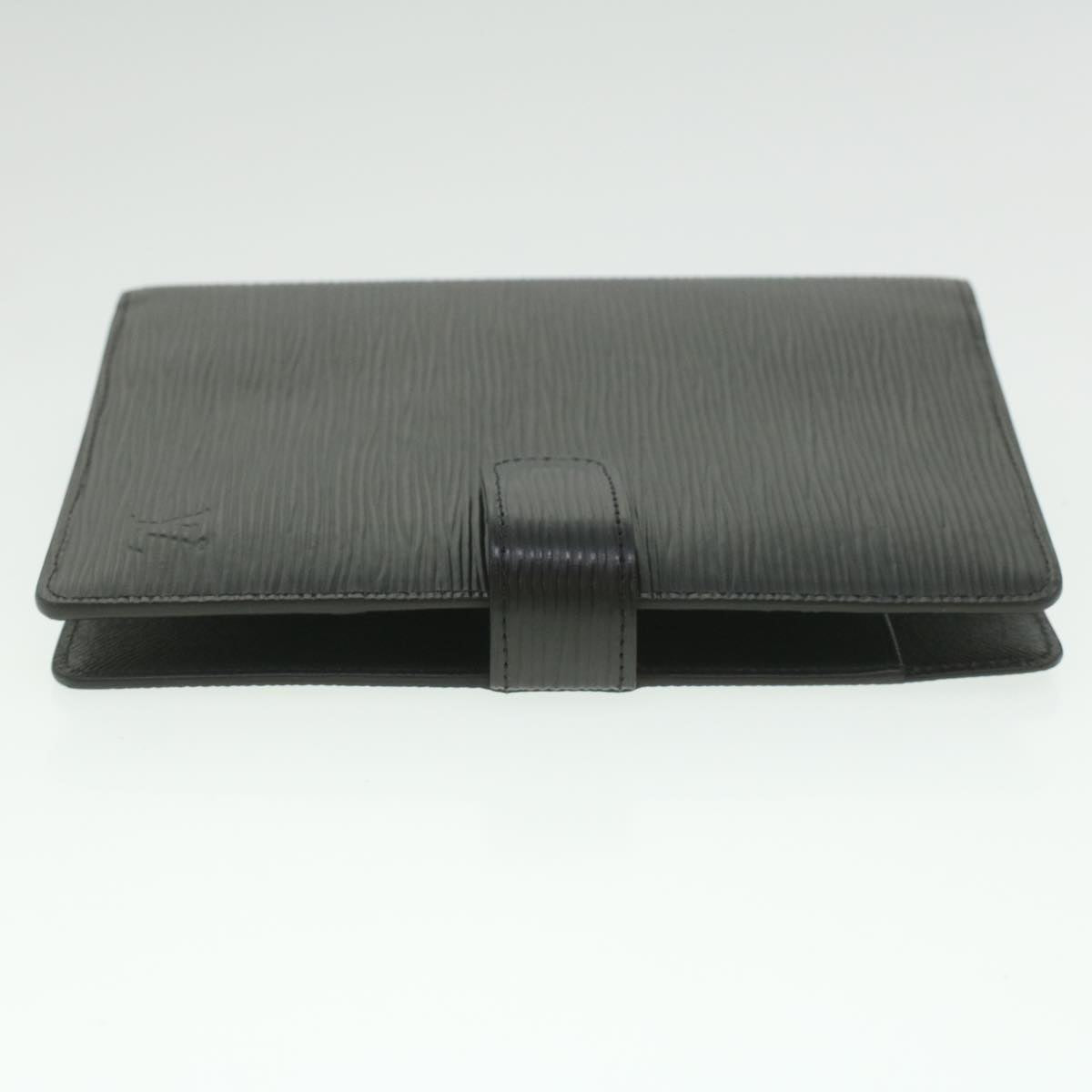 LOUIS VUITTON Epi Agenda MM Day Planner Cover Black R20202 LV am3944