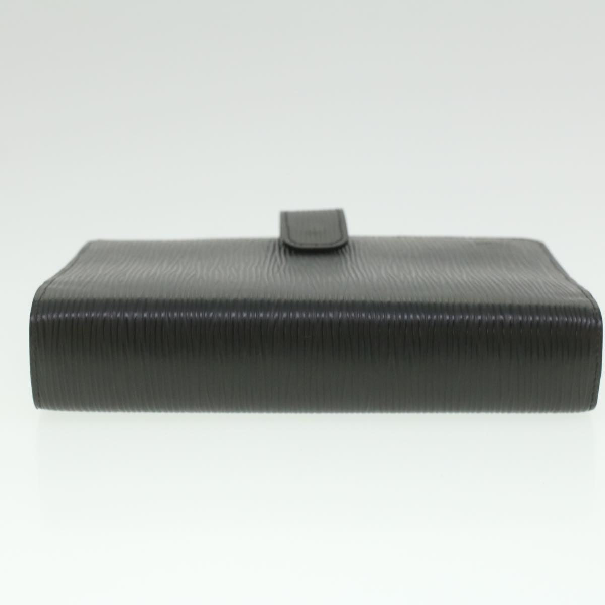 LOUIS VUITTON Epi Agenda MM Day Planner Cover Black R20202 LV am3944