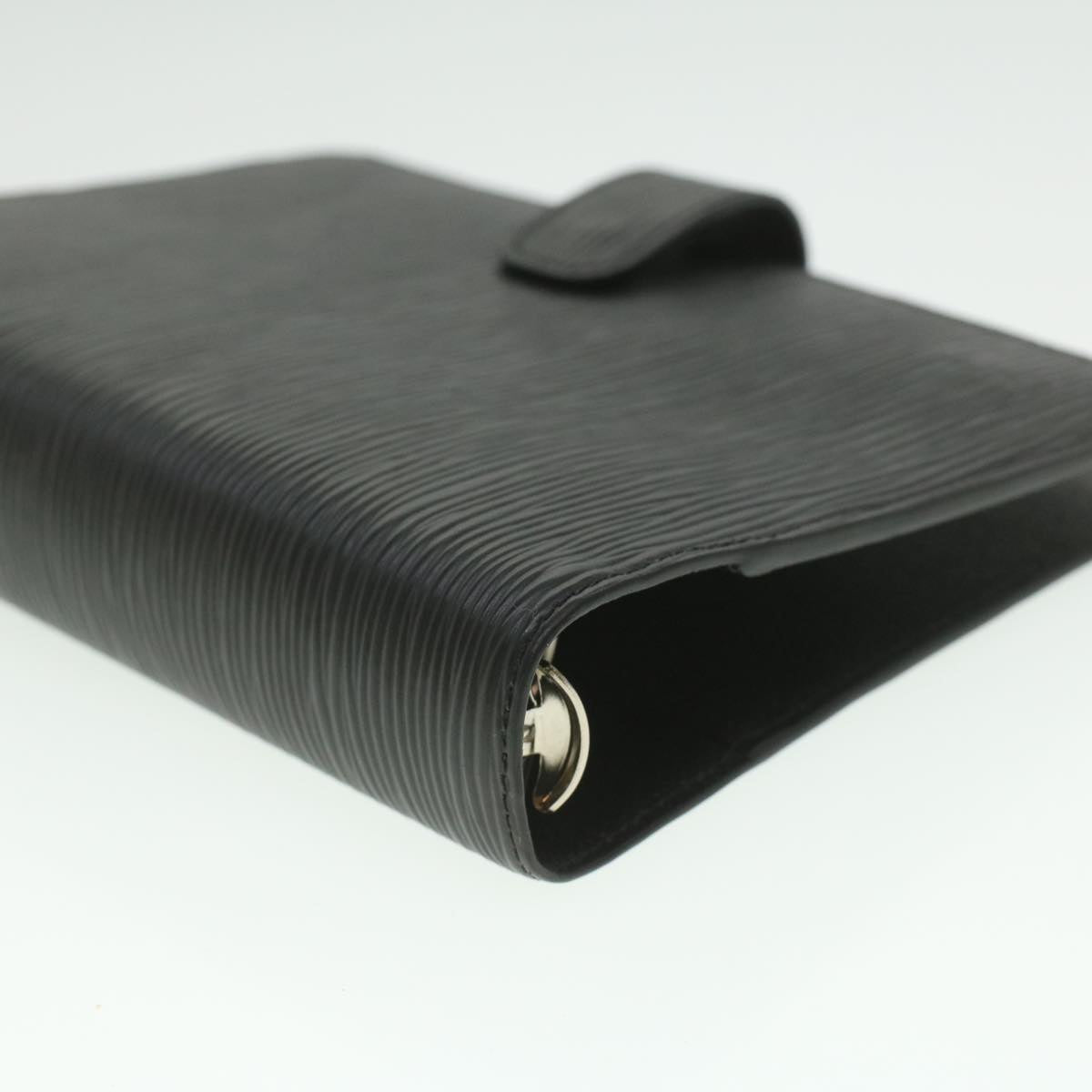 LOUIS VUITTON Epi Agenda MM Day Planner Cover Black R20202 LV am3944