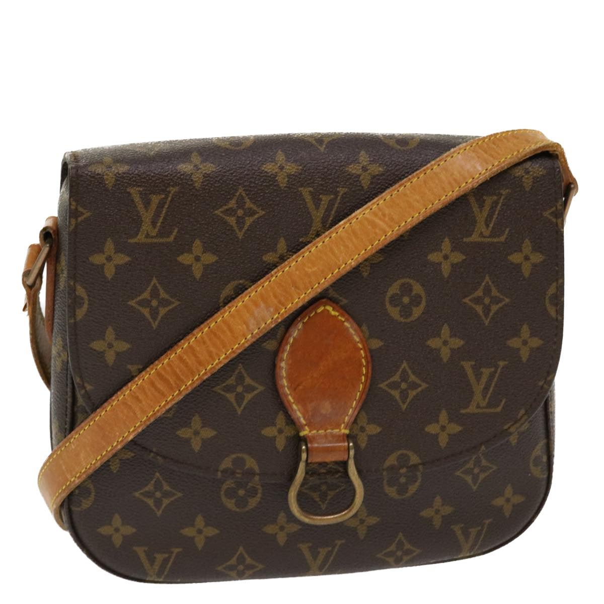 LOUIS VUITTON Monogram Saint Cloud GM Shoulder Bag Vintage M51242 LV am4009