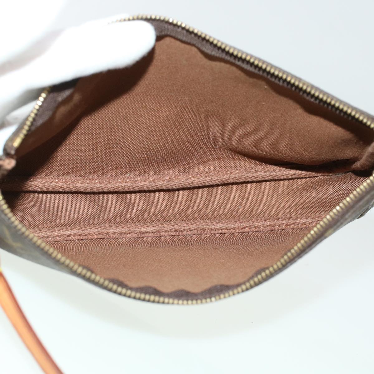 LOUIS VUITTON Monogram Pochette Accessoires Pouch M51980 LV am4477