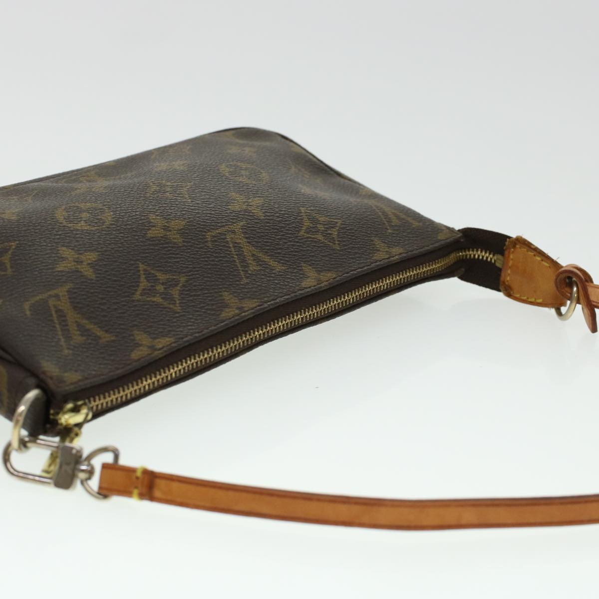 LOUIS VUITTON Monogram Pochette Accessoires Pouch M51980 LV am4477