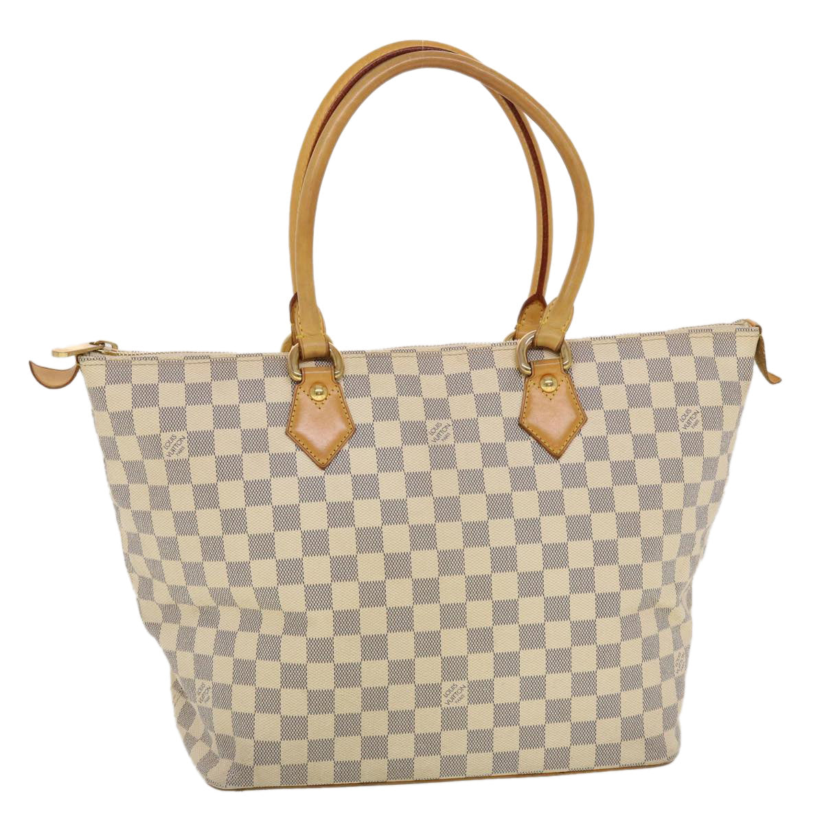 LOUIS VUITTON Damier Azur Saleya MM Tote Bag N51185 LV am4496