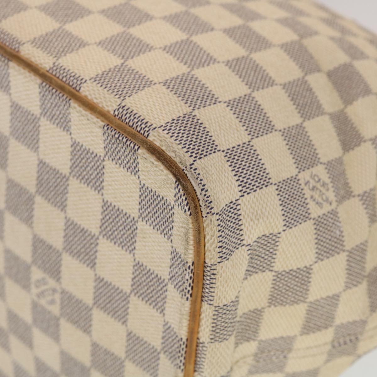 LOUIS VUITTON Damier Azur Saleya MM Tote Bag N51185 LV am4496